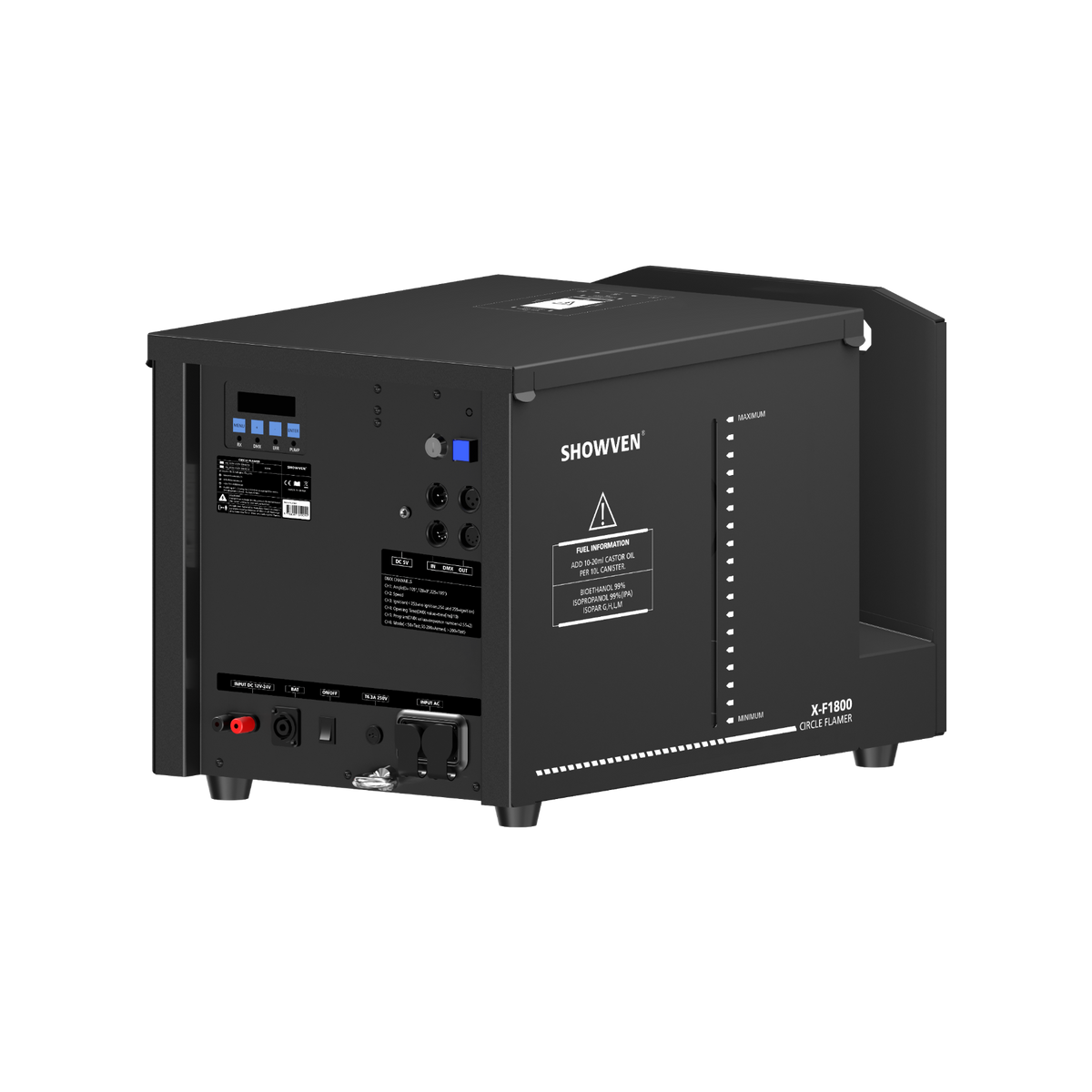 CIRCLE FLAMER X-F1800 - Pyro machine by Showven | Sparkularshop