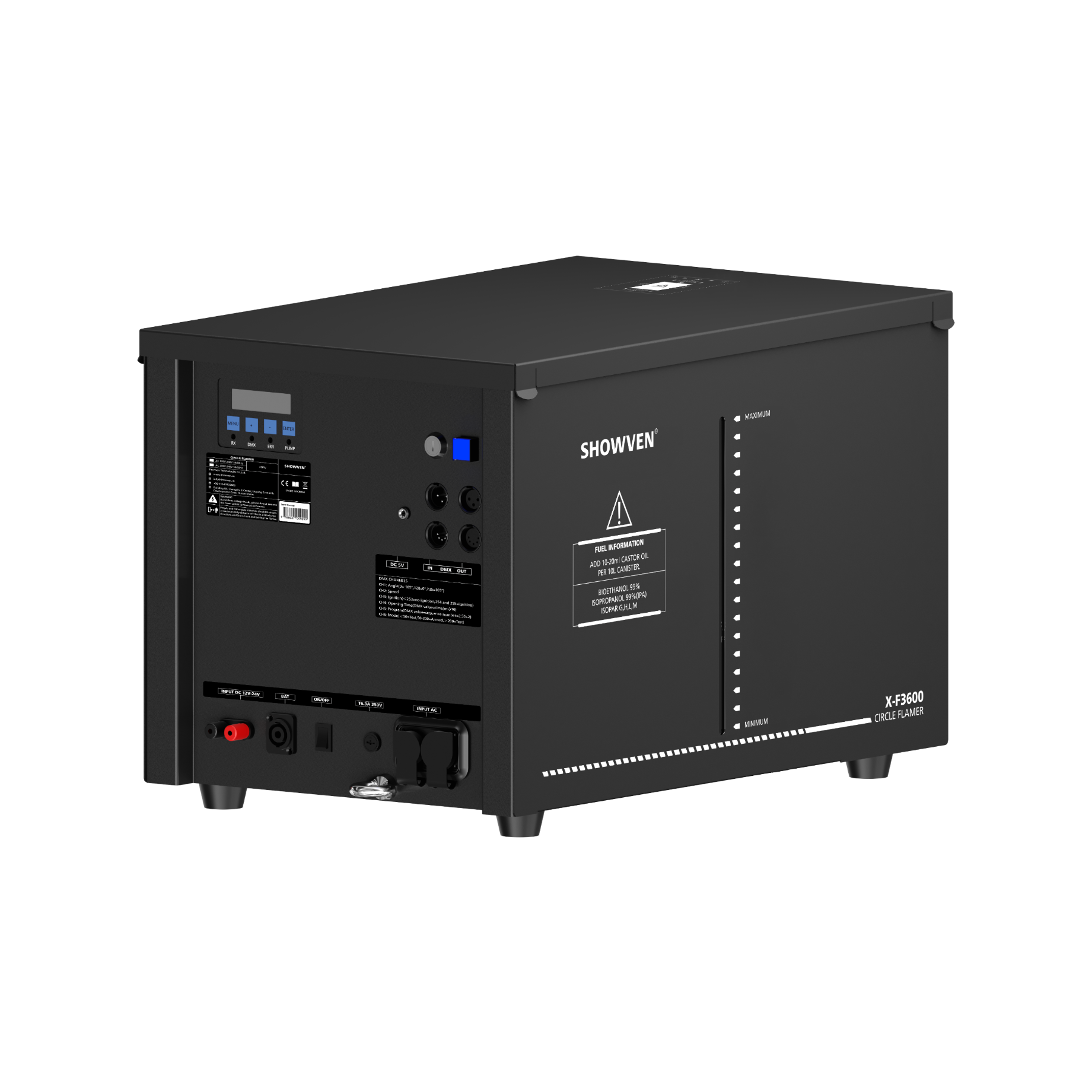 CIRCLE FLAMER X-F3600 - Pyro machine by Showven | Sparkularshop